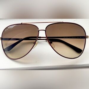 Salvatore Ferragamo SF131S 211 60 10 135 #2 Aviator Sunglasses!